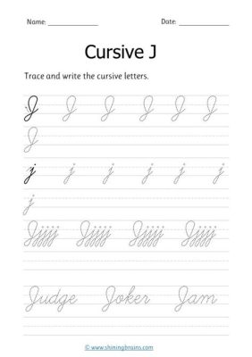 How to Make Cursive J: A Delve into the Art of Writing