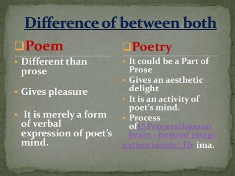 poem and poetry difference: the essence of poetic expression